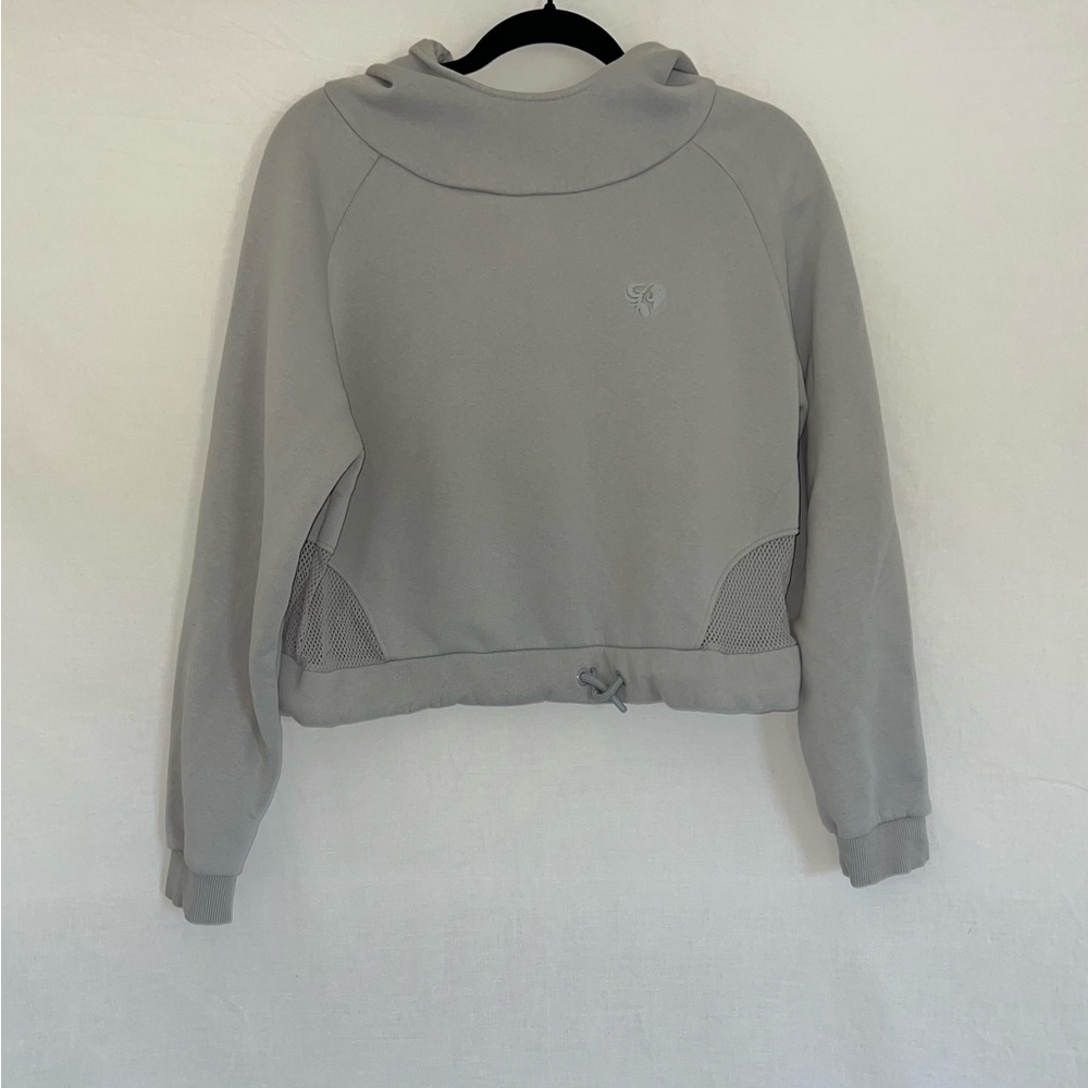 Women's Best | Mesh cropped hoodie